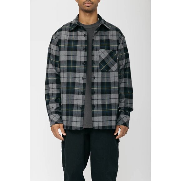 Strawberry Flannel Shirt in Pine - Picture 2 of 4